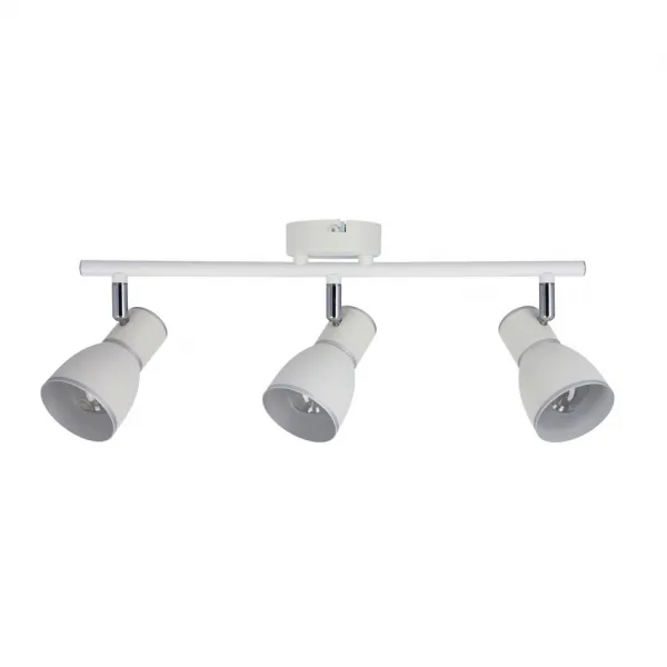 Nástenná lampa 3X40W E14 biela/chróm