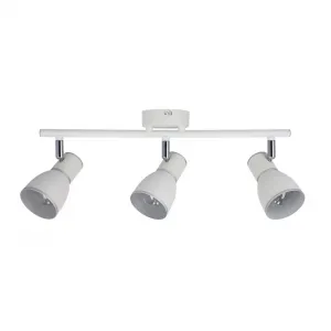 Nástenná lampa 3X40W E14 biela/chróm