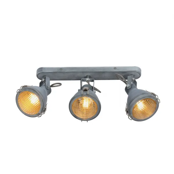 Nástenná lampa Crodo E14 sivá