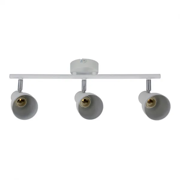 Nástenná lampa 3X40W E14 biela/chróm