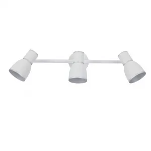 Nástenná lampa 3X40W E14 biela/chróm