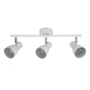 Nástenná lampa 3X40W E14 biela/chróm