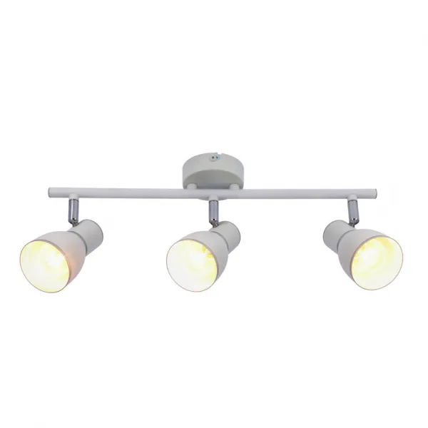 Nástenná lampa 3X40W E14 biela/chróm