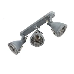 Nástenná lampa Crodo E14 sivá