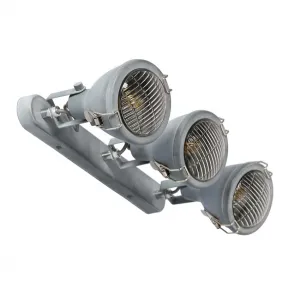 Nástenná lampa Crodo E14 sivá