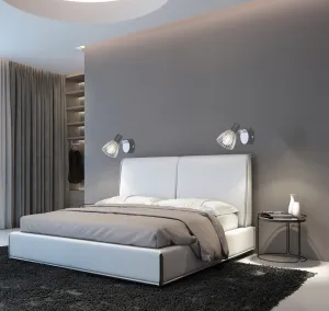 Nástenná lampa 1X40W E14 čierna + chróm MODO