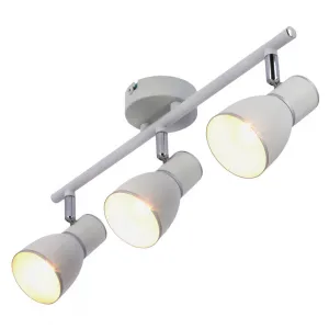 Nástenná lampa 3X40W E14 biela/chróm