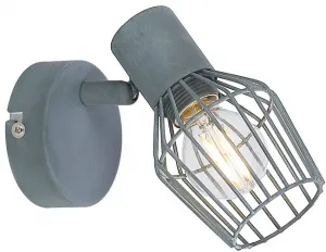 Nástenná lampa 1X40W E14 sivá VIKING
