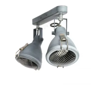 Nástenná lampa Crodo E14 sivá