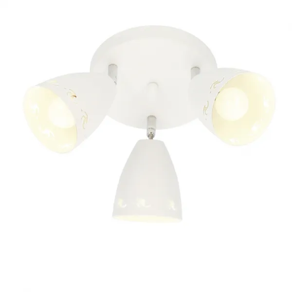 Stropná lampa Coty 3xE14 biela matná