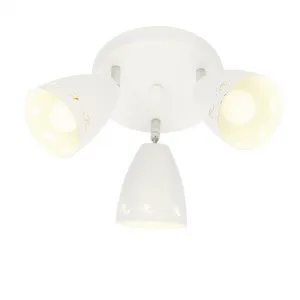 Stropná lampa Coty 3xE14 biela matná