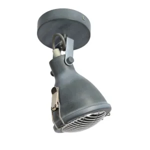 Nástenná lampa Crodo E14 sivá