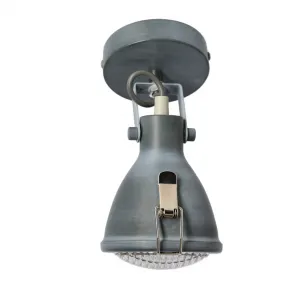 Nástenná lampa Crodo E14 sivá