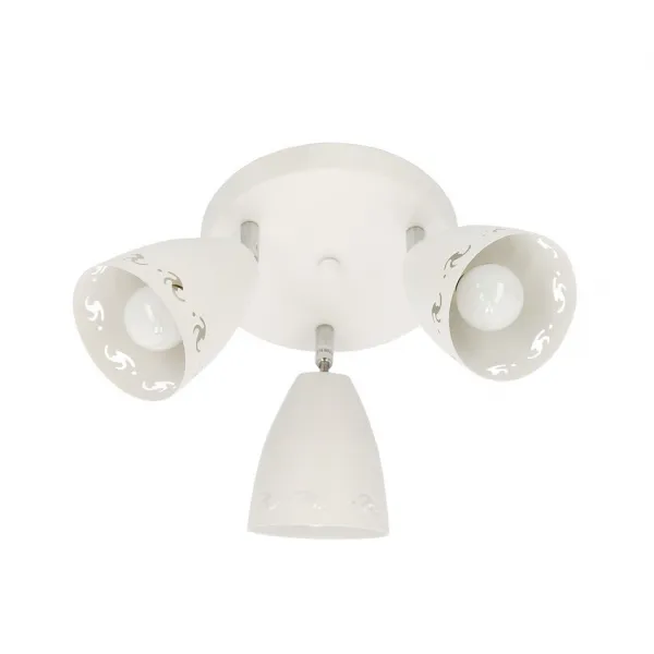 Stropná lampa Coty 3xE14 biela matná
