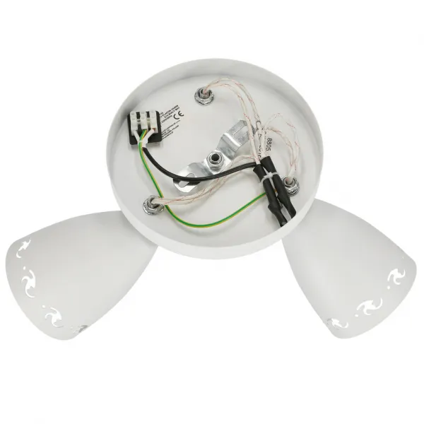 Stropná lampa Coty 3xE14 biela matná