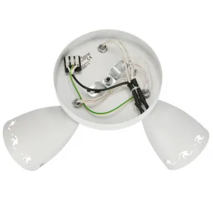 Stropná lampa Coty 3xE14 biela matná