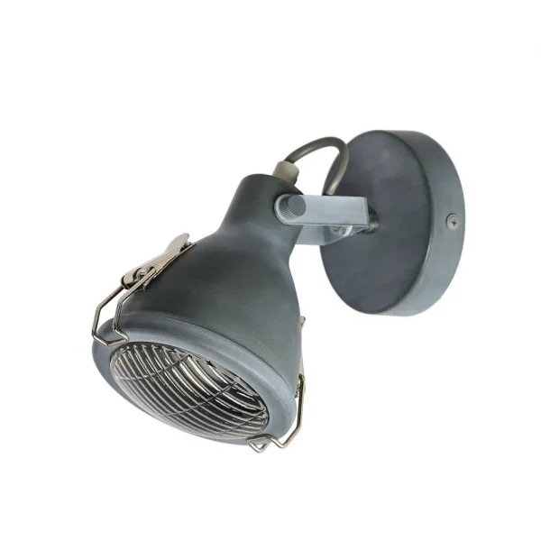 Nástenná lampa Crodo E14 sivá