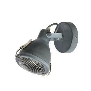 Nástenná lampa Crodo E14 sivá