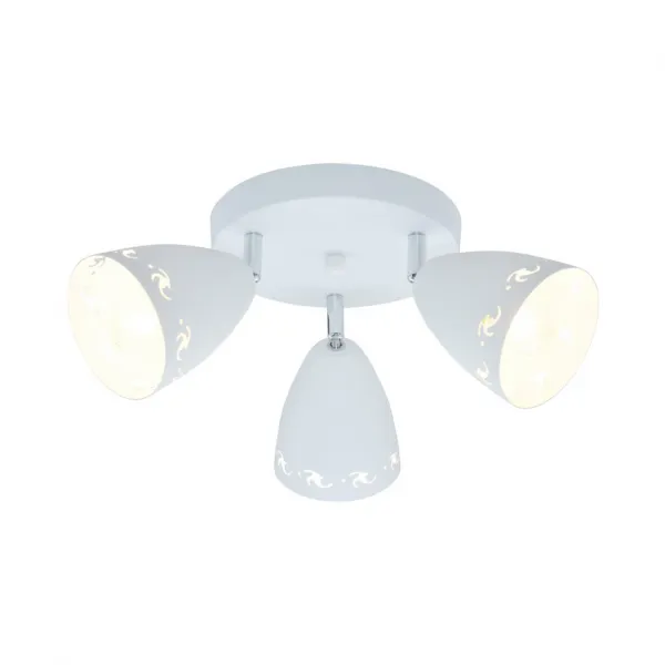 Stropná lampa Coty 3xE14 biela matná