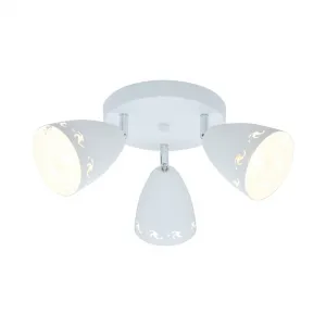 Stropná lampa Coty 3xE14 biela matná