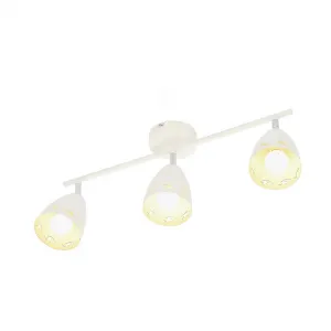 Nástenná lampa 3xE14 70cm biela matná COTY