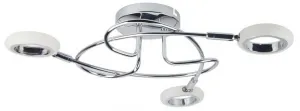 Stropné svietidlo plafond 3X4W LED chróm 3000K AURELION