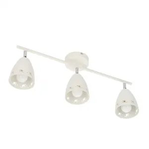 Nástenná lampa 3xE14 70cm biela matná COTY