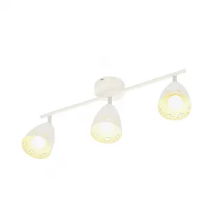 Nástenná lampa 3xE14 70cm biela matná COTY