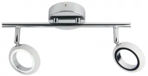 Nástenná lampa Aurelion LED pásik chróm 3000K