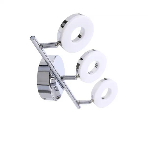 Nástenná LED pásová lampa 3X5W chróm THEMA