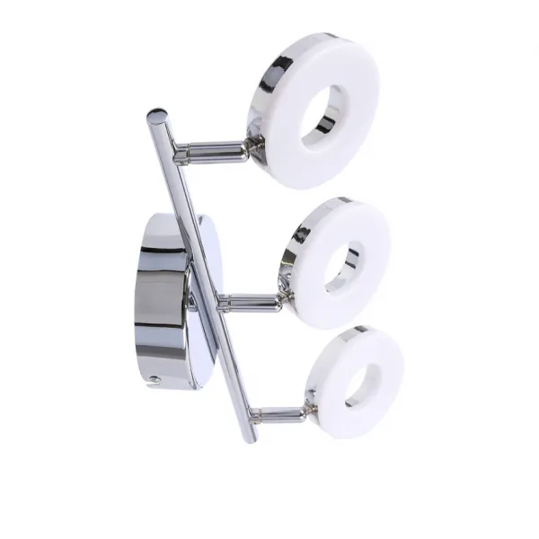 Nástenná LED pásová lampa 3X5W chróm THEMA