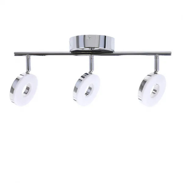 Nástenná LED pásová lampa 3X5W chróm THEMA