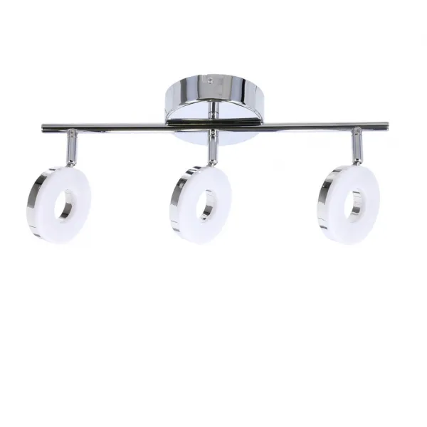 Nástenná LED pásová lampa 3X5W chróm THEMA