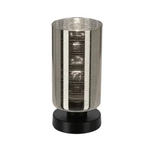 Stolová lampa so skleneným zrkadlom, chróm Cox