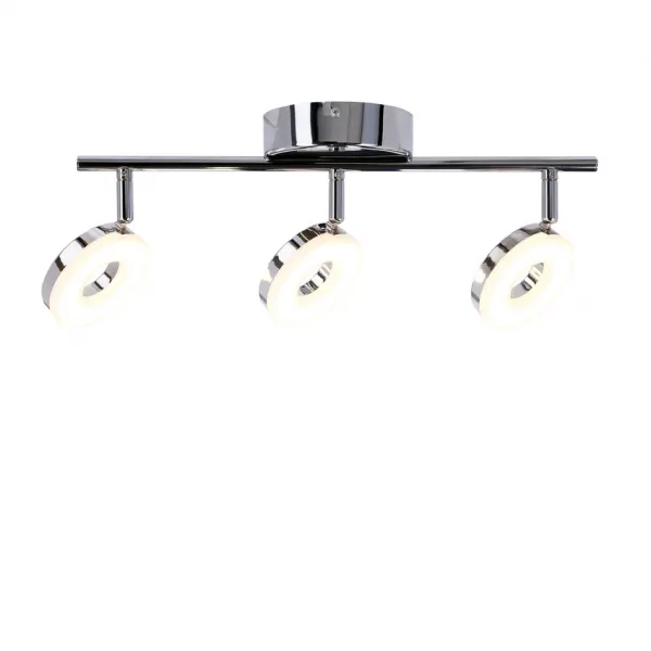 Nástenná LED pásová lampa 3X5W chróm THEMA