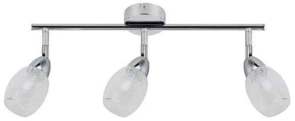 LED stropná lampa SMD 58cm RICO CHROME