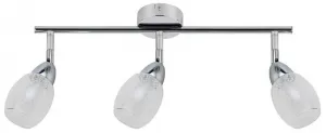 LED stropná lampa SMD 58cm RICO CHROME