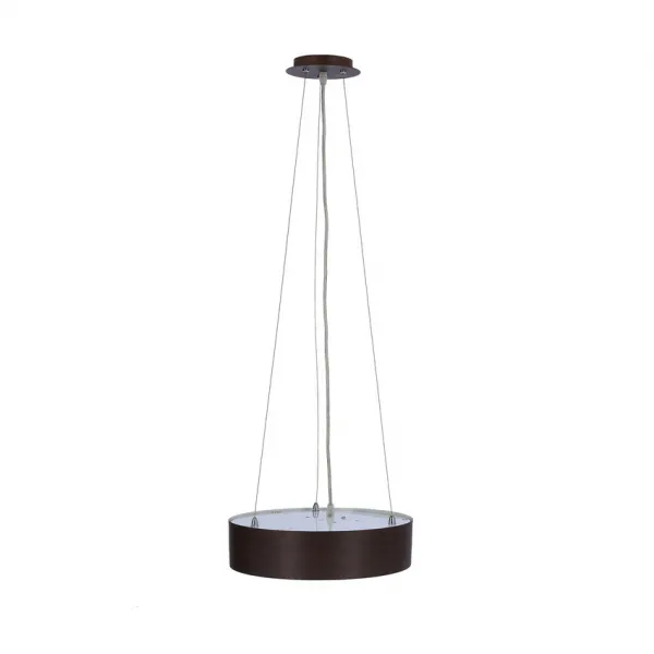 LED závesná lampa studená 16W 6500K stropná wenge Zigo