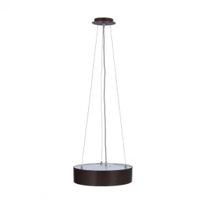 LED závesná lampa studená 16W 6500K stropná wenge Zigo