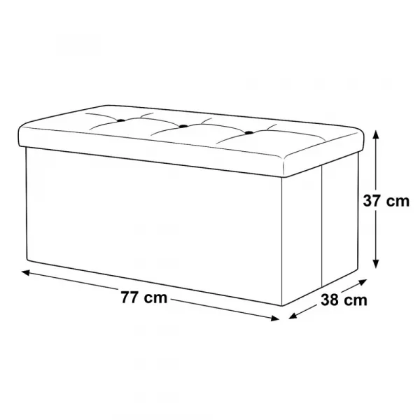 Taburet s úložným priestorom TAB-472 Autronic