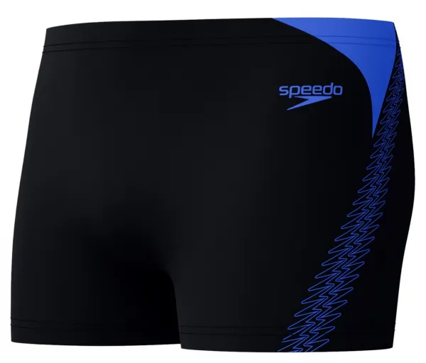 Speedo hyperboom splice aquashort black/blue s - uk32