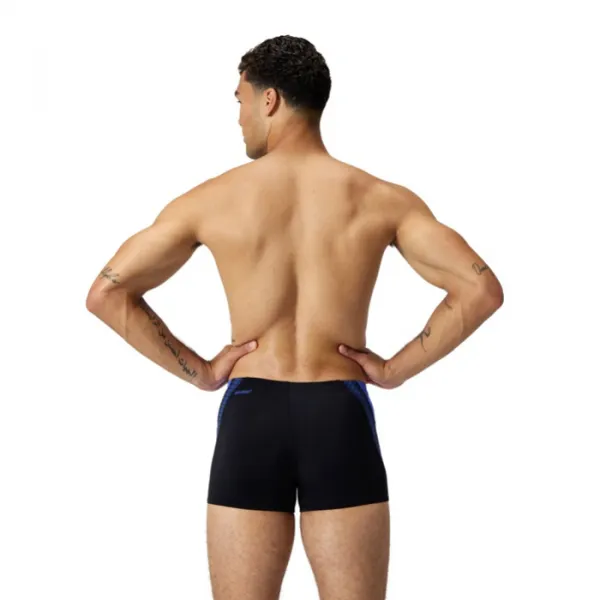 Speedo hyperboom splice aquashort black/blue s - uk32