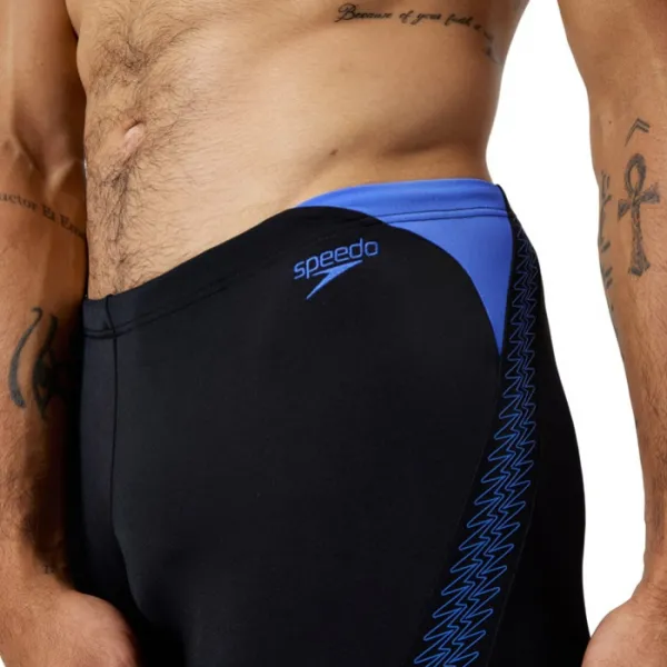 Speedo hyperboom splice aquashort black/blue s - uk32