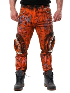 Pánske rifle CIPO & BAXX CD634 ORANGE Farba: Oranžová, Konfekčná veľkosť: W33/L34