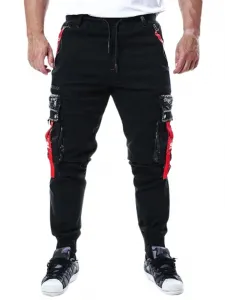 Pánske joggery CIPO & BAXX CR132 BLACK Farba: Čierna, Konfekčná veľkosť: S