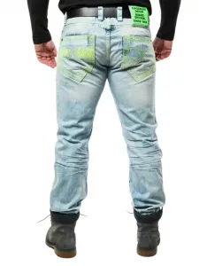 Pánske rifle CIPO & BAXX CD596 LIGHT BLUE Farba: Modrá, Konfekčná veľkosť: W36/L34