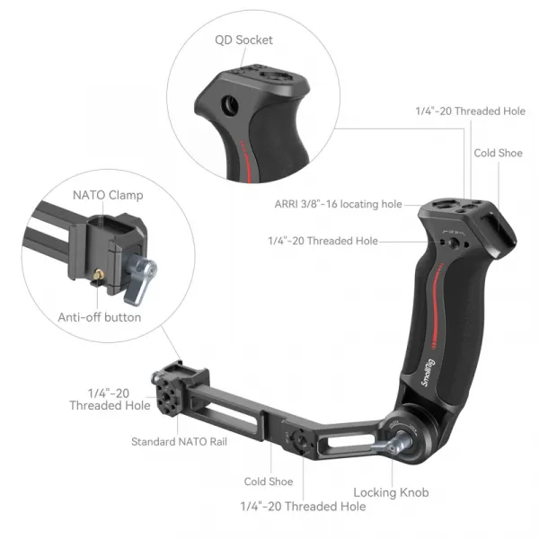SmallRig 3028 Handgrip for Ronin RS2/RSC2