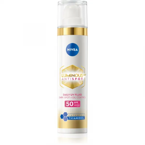 NIVEA Luminous denný krém proti pigmentovým škvrnám SPF 50 40 ml