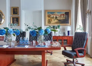 BEMONDI Kancelárské kožené kreslo CONSUL čierné