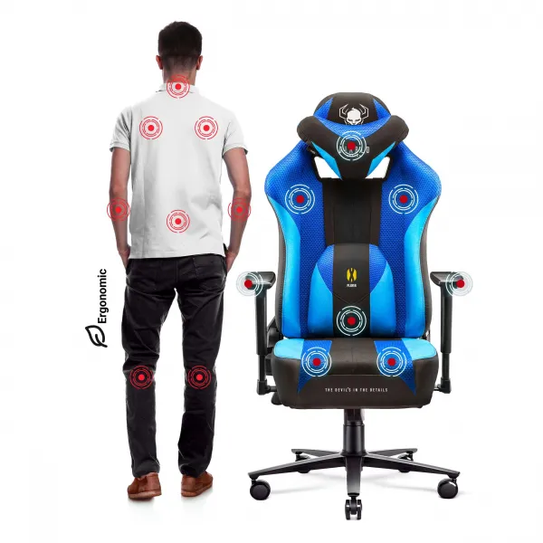 Otočné kreslo Normal Diablo X-Player 2.0 frost black
